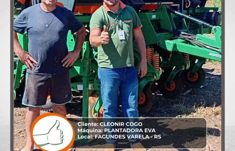 ENTREGA DE PLANTADORA EVA - FAGUNDES VARELA - RS