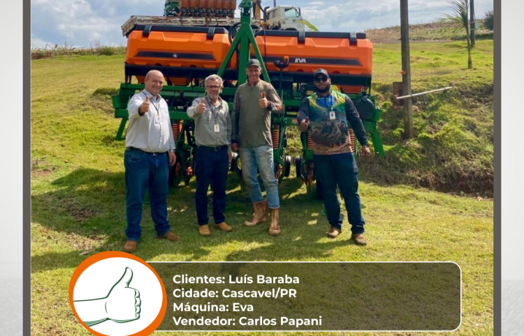 Entrega da plantadeira EVA