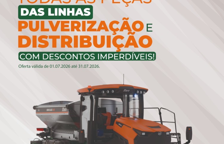 TODAS AS PEÇAS DAS LINHAS PULVERIZAÇÃO E DISTRIBUIÇÃO COM DESCONTOS IMPERDÍVEIS
