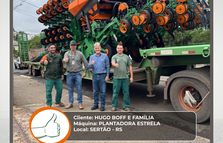 ENTREGA DE PLANTADORA ESTRELA - SERTÃO - RS