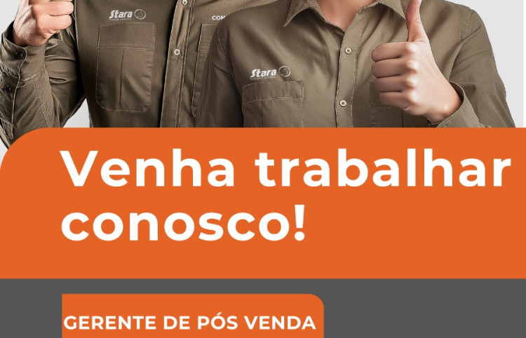 Vaga disponível para Patos de Minas/MG
