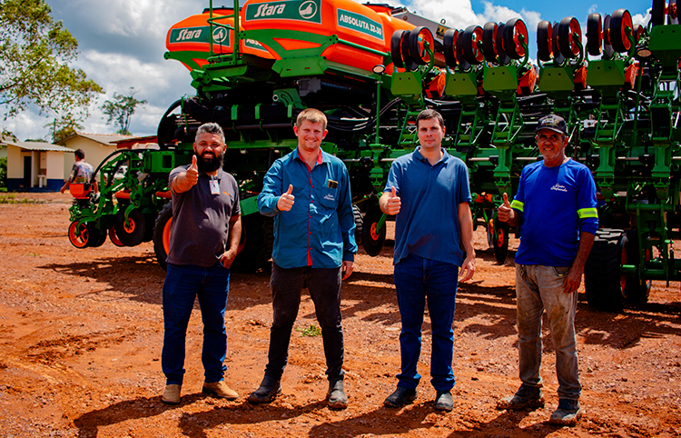 O GRUPO STEFANELO RECEBE NOVA PLANTADEIRA ABSOLUTA 32-30 👍🏻🧡💚