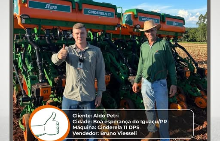 Entrega Cinderela 11 DPS em Boa Esperança do Iguaçu/PR