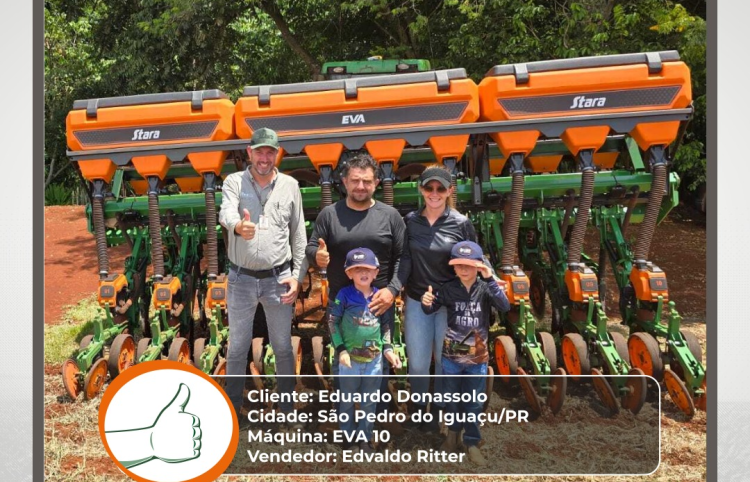 Entrega Técnica: Plantadeira EVA 10x45 em São Pedro do Iguaçu/PR