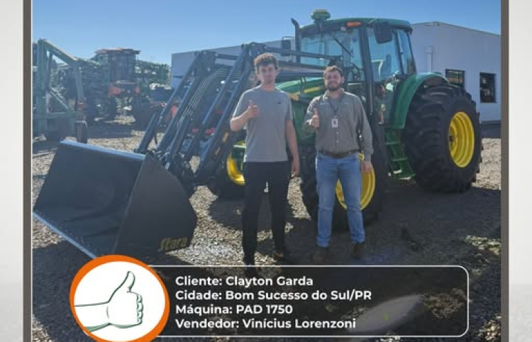 Entrega da PAD 1750 com Concha e Big Bag Plus
