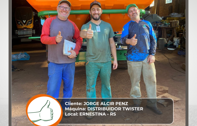 ENTREGA TWISTER 1500 - ERNESTINA - RS