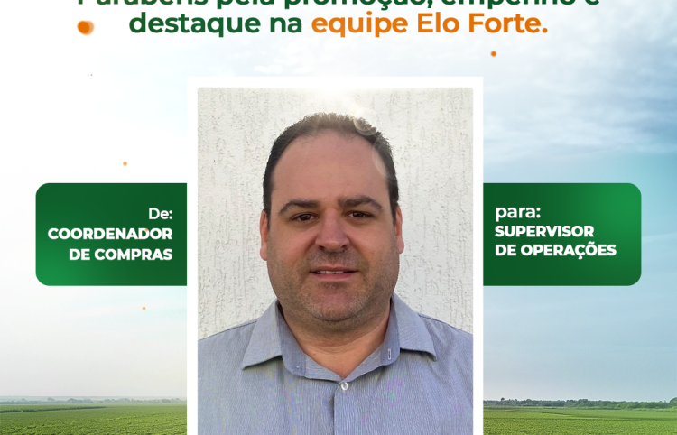 Promoção do nosso colaborador Leopoldo Júnior