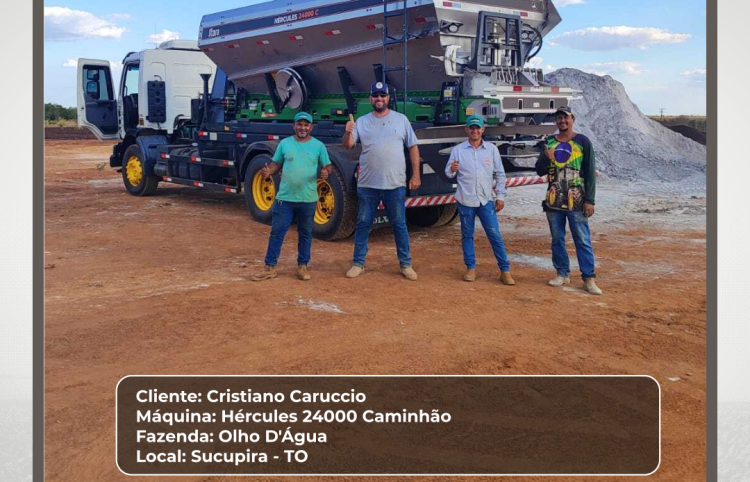 Mais uma conquista no campo!