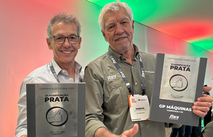GP Máquinas Stara de Cristalina e Vianópolis conquistam Certificação Prata Stara