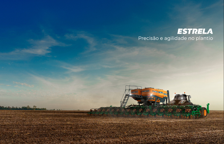 Plantadeira Estrela Stara é aliada do produtor no preparo do solo e na produtividade da lavoura