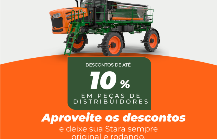 Manter a sua máquina Stara no máximo rendimento com peças originais e com desconto? É agora! 🚜💨