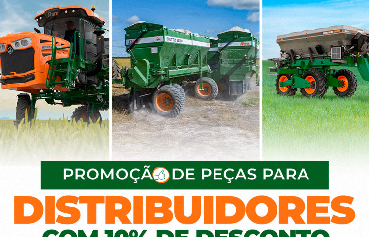 Promoção de Peças da Linha de Distribuição na Agriterra!