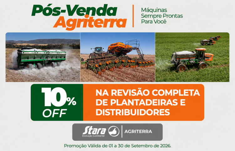PROMOÇÃO DO PÓS-VENDA DE SETEMBRO: REVISÃO DE PLANTADEIRAS E DISTRIBUIDORES COM DESCONTO 👍🧡💚