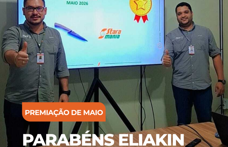 VENDEDOR DESTAQUE DE MAIO.