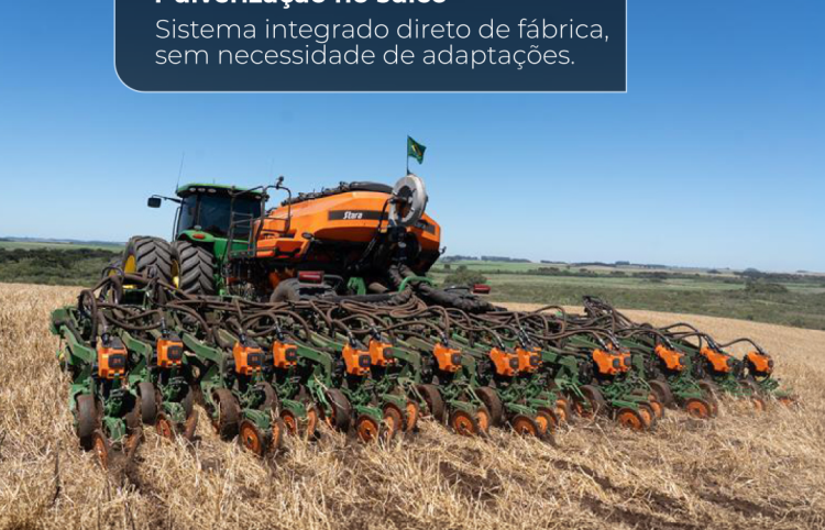 A precisão na distribuição das sementes é um dos fatores que mais influenciam o desenvolvimento da lavoura.