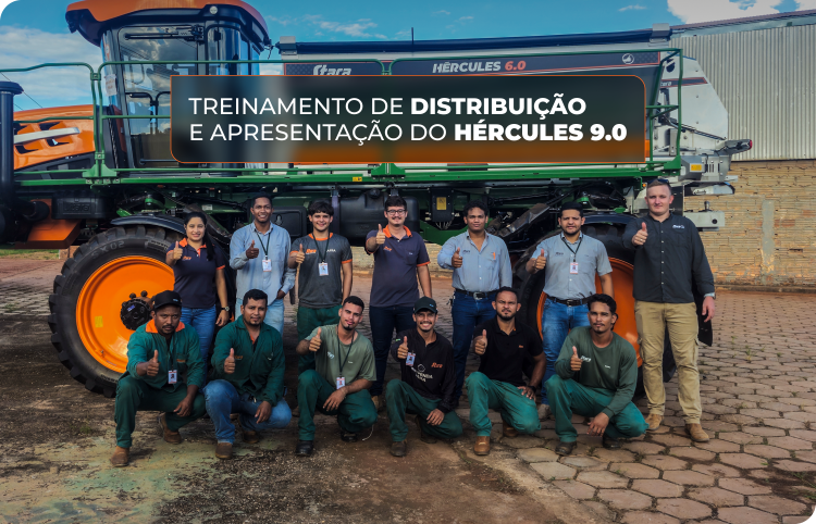 Treinamento de Distribuição e Apresentação do Hércules 9.0 reforça capacitação técnica da equipe Safra