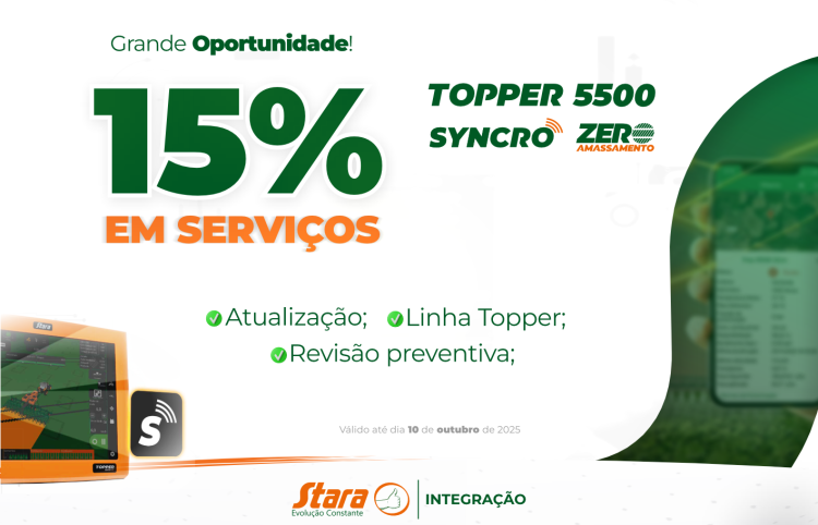 Aproveite 15% de desconto em serviços