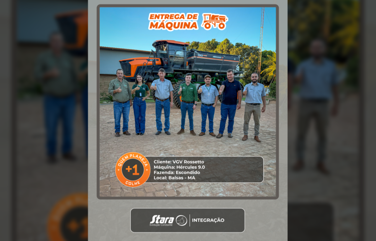 O primeiro Hércules 9.0 do Maranhão já está a caminho do campo! 🌱