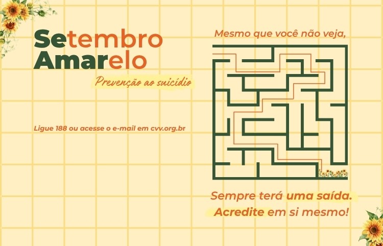 Setembro Amarelo: Andremaq promove ações de conscientização sobre saúde mental
