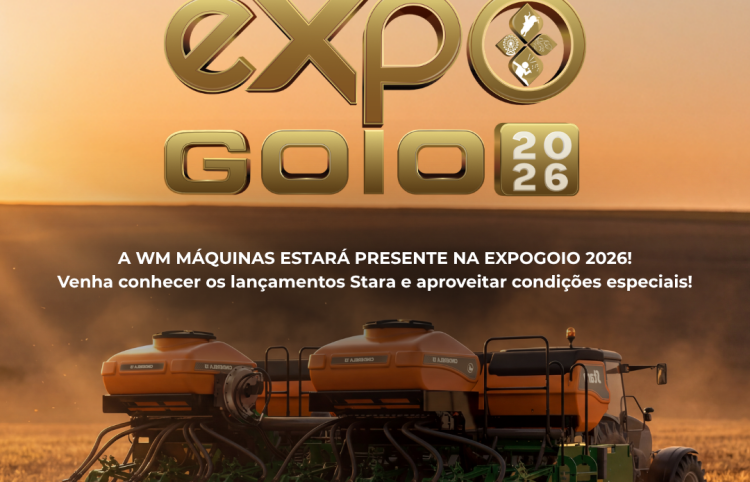 WM Máquinas confirma presença na ExpoGoio 2026, em Goioerê/PR!