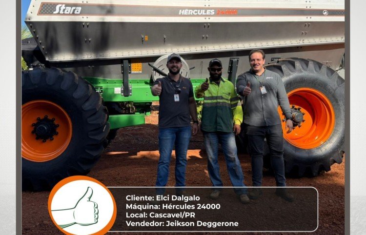 MAQFORTE REALIZOU A ENTREGA DE UM HÉRCULES 24000
