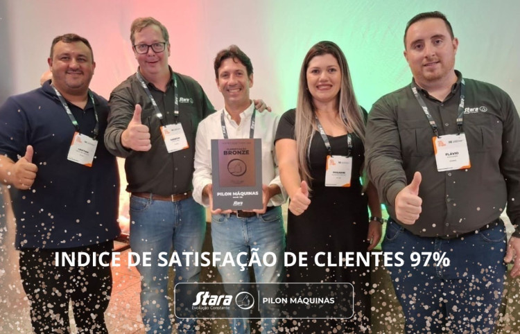 Pilon Máquinas recebe Premiação Bronze na 16ª Convenção Stara