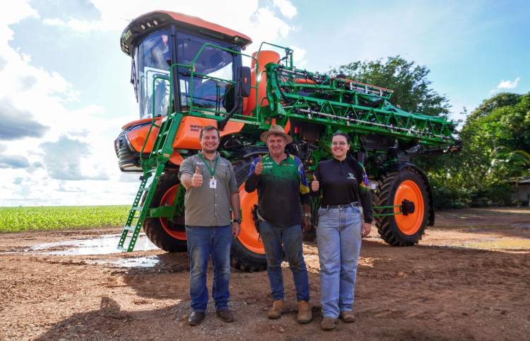 Imperador 3000: Entrega do nosso autopropelido para nosso amigo e cliente Isaac Dal Avechia e família