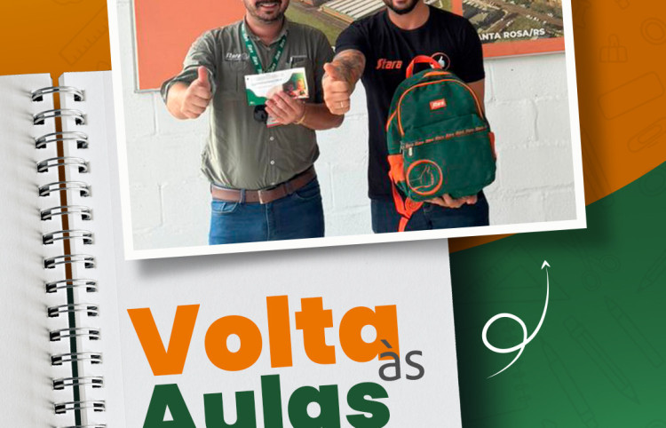 Inovagro entrega Kit escolar para filho de colaboradores