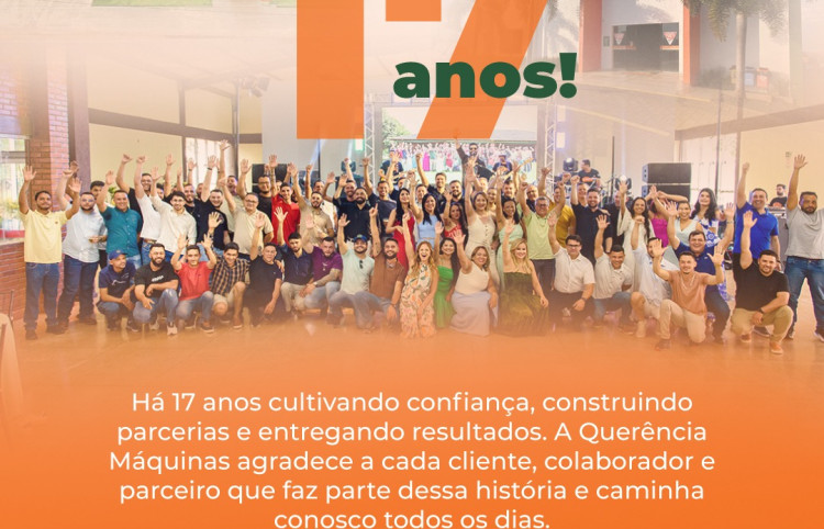 QUERÊNCIA MÁQUINAS 17 ANOS