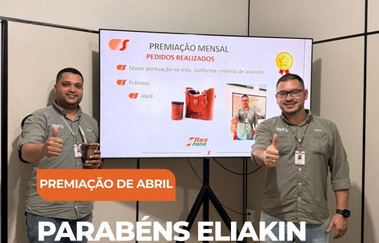 VENDEDOR DESTAQUE DE ABRIL