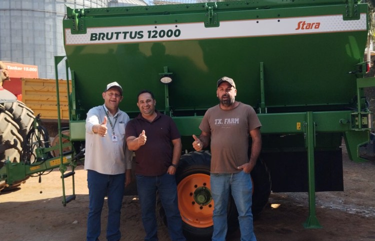 Entrega de Bruttus 12000 para cliente de Imbituva/PR