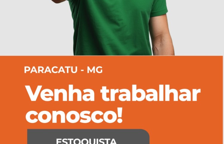 Futura Máquinas abre vaga para Estoquista em Paracatu-MG