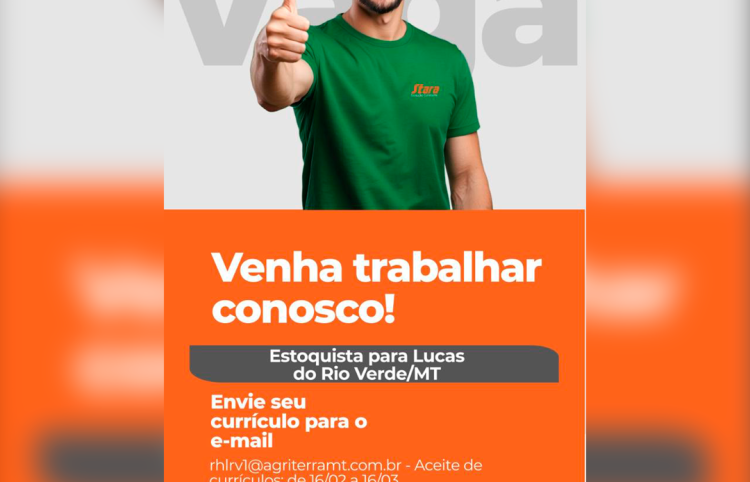 Faça parte da nossa equipe!