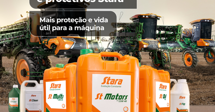 Mais vida útil para sua máquina com lubrificantes Stara