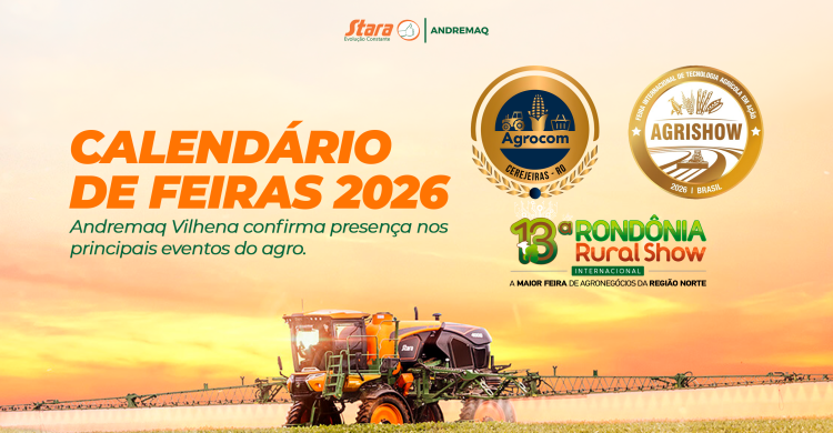 Andremaq Vilhena confirma presença nas principais feiras do agronegócio em 2026