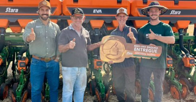 Arrozeira Marina parabeniza a família Camargo pela nova aquisição