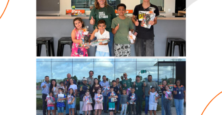 Arrozeira Marina entrega 15 kits escolares e reforça compromisso com a educação em Cachoeira do Sul e Pelotas