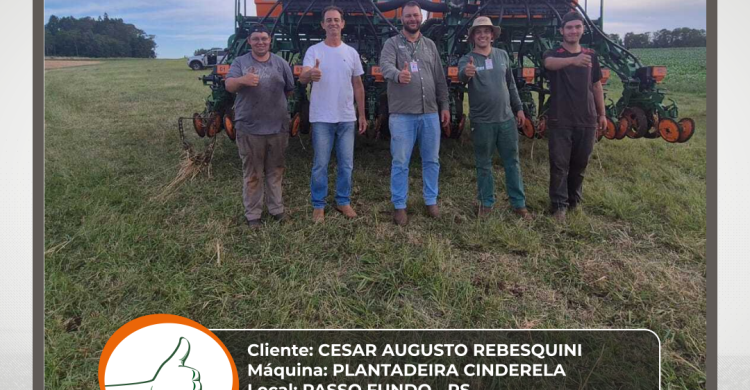 ENTREGA PLANTADORA CINDERELA - PASSO FUNDO - RS