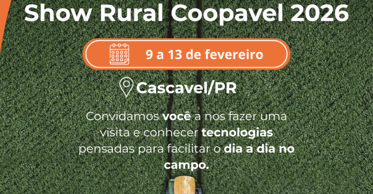 WM Máquinas confirma participação no Show Rural Coopavel 2026 em Cascavel/PR