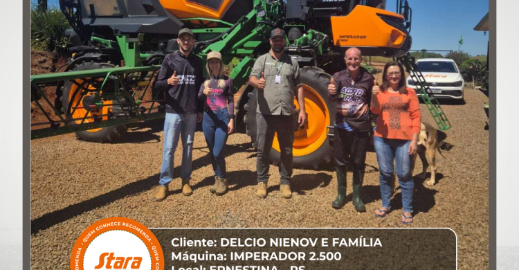 ENTREGA DE IMPERADOR 2500 VIA  STARA FINANCEIRA - ERNESTINA - RS