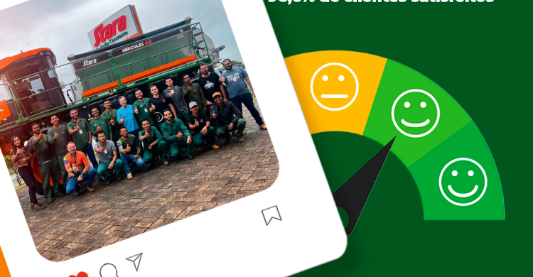 Avaliação de Satisfação - índice altíssimo que nos enche de orgulho.