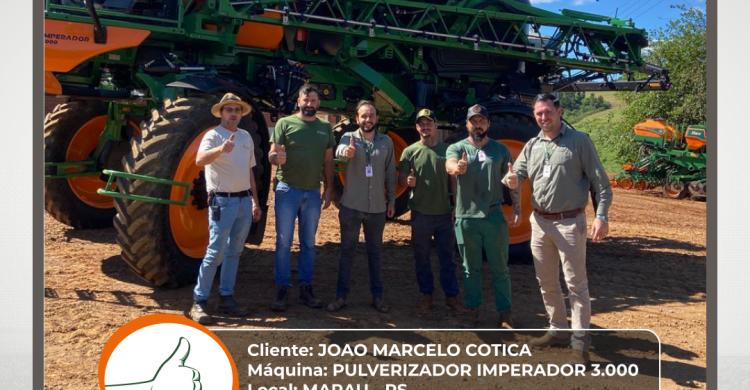 ENTREGA PULVERIZADOR IMPERADOR 3.000 - MARAU - RS