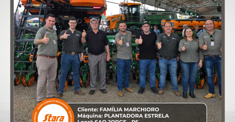 ENTREGA PLANTADORA ESTRELA VIA STARA FINANCEIRA – SÃO JORGE - RS