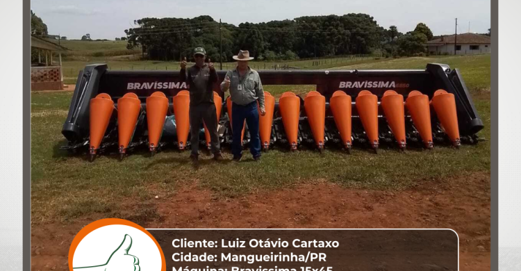 Entrega de Plataforma Bravíssima 15x45 em Mangueirinha/PR