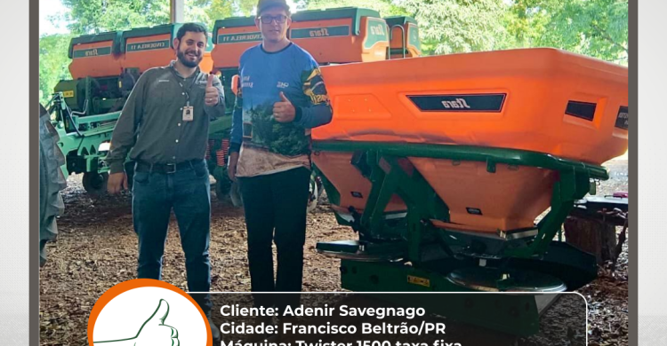 Entrega Técnica – Twister 1500 Taxa Fixa em Francisco Beltrão/PR