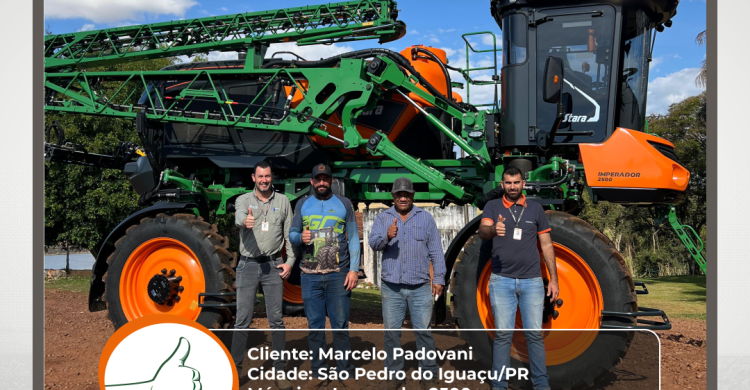 Mais um Imperador 2500 a campo! 🌱