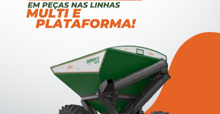 Últimos dias para aproveitar os descontos em peças Multi e Plataforma