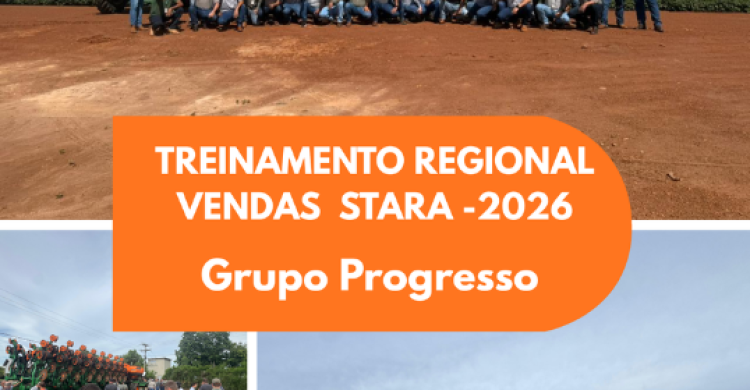 Treinamento Regional de Vendedores da Stara reúne equipe na Fazenda Progresso