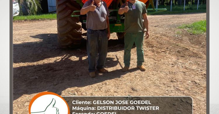 ENTREGA TECNICA DISTRIBUIDOR TWISTER - ERNESTINA-RS