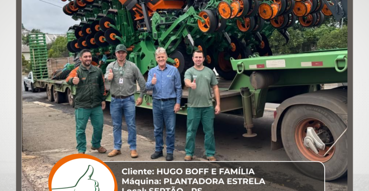 ENTREGA DE PLANTADORA ESTRELA - SERTÃO - RS